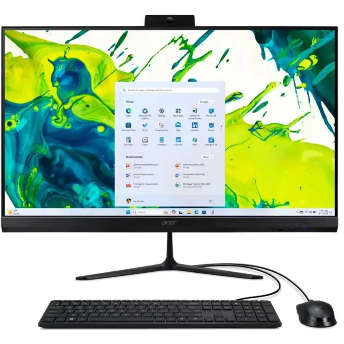 Комп'ютер Acer Aspire C27-2G AiO / Core5 120U, 16, 512, WiFi, кл+м (DQ.BRSME.001) - Image 1