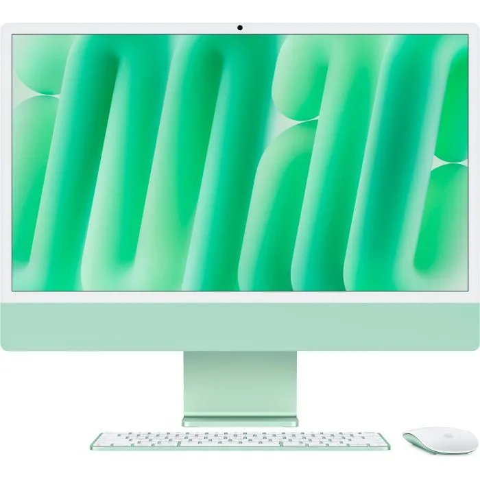 Комп'ютер Apple 24" iMac Retina 4.5K / Apple M4 (10-c/CPU, 10-c/GPU), 16, 512, Green, A3137 (MWV03UA/A) - Image 1