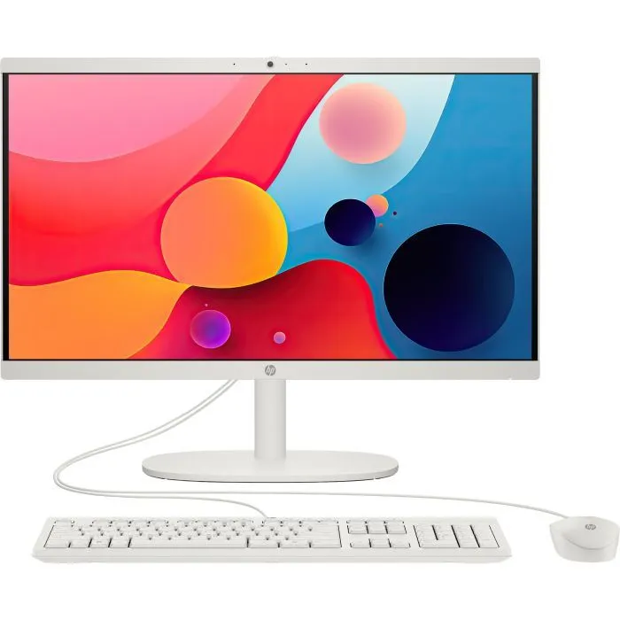 Комп'ютер HP 22-dg0002ua AiO / i3-N300, 8, 512, WiFi, кл+м, white (C31F4EA) - Image 1