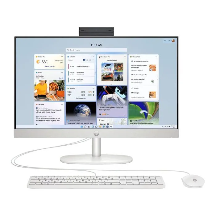 Комп'ютер HP 24-cr0000ua AiO / Ryzen7 7730U, 16, 512, WiFi, Cam, KM (95Z22EA) - Image 1