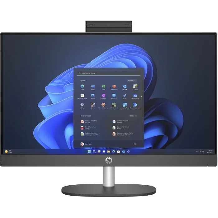 Комп'ютер HP ProOne 245 G10 AiO / Ryzen3 7320U, 8, 512, Cam, WiFi, K&M (A54ZTET) - Image 1