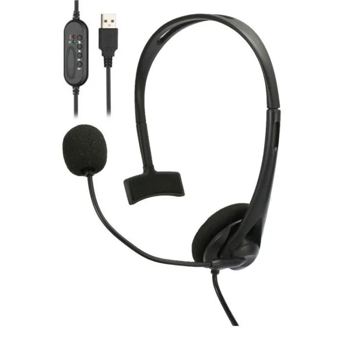 Навушники 2E CH11 Mono USB (2E-CH11MU) - Image 1