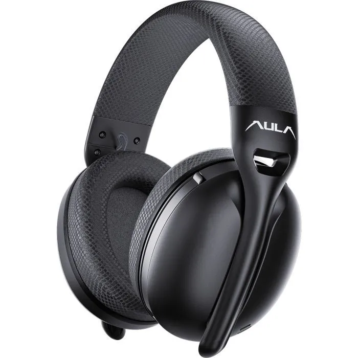 Навушники Aula S6 - 3 in 1 Wired/2.4G Wireless/Bluetooth Black (6948391235554) - Image 1