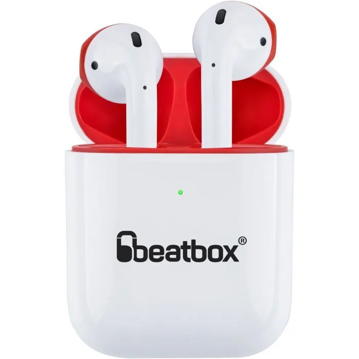 Навушники BeatBox PODS AIR 2 Wireless Charging White-Red (bbpair2wcwr) - Image 1