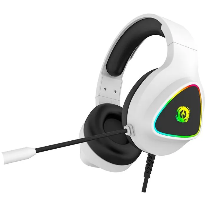 Навушники Canyon GH-6 Shadder Gaming 3.5 мм RGB White (CND-SGHS6W) - Image 1