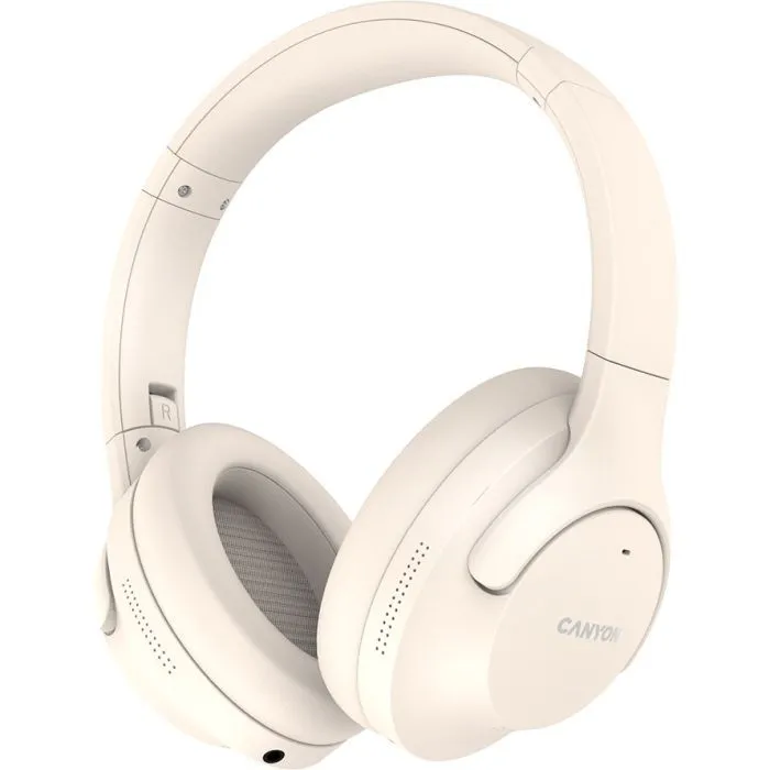 Навушники Canyon OnRiff 10 ANC Bluetooth Beige (CNS-CBTHS10BG) - Image 1