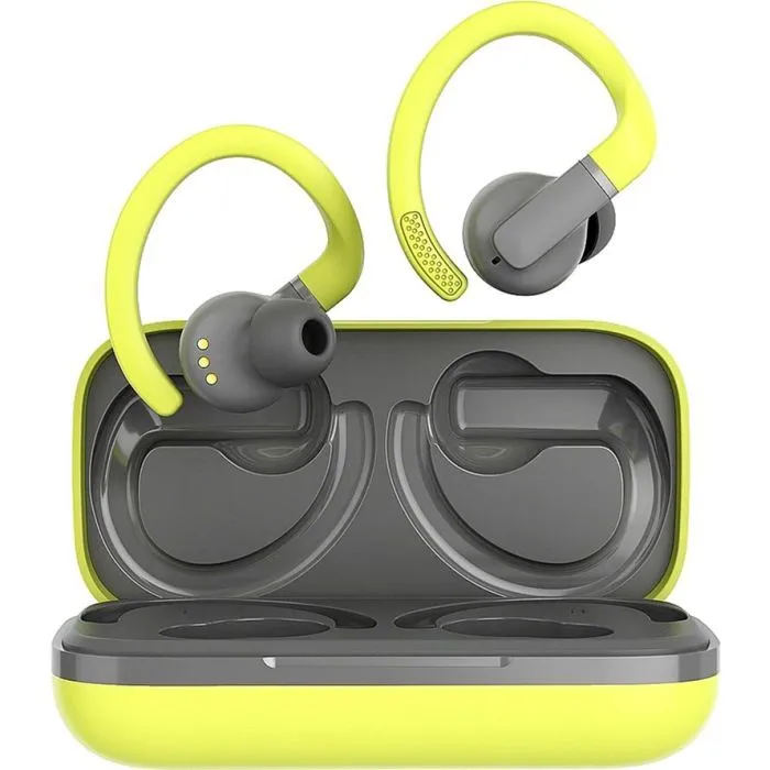 Навушники Canyon OnRun 11 Sport TWS Yellow/Grey (CNS-TWS11GR) - Image 1