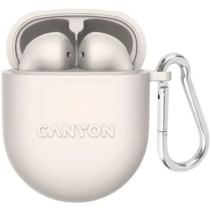 Навушники Canyon TWS-6 Beige (CNS-TWS6BE) - Image 1