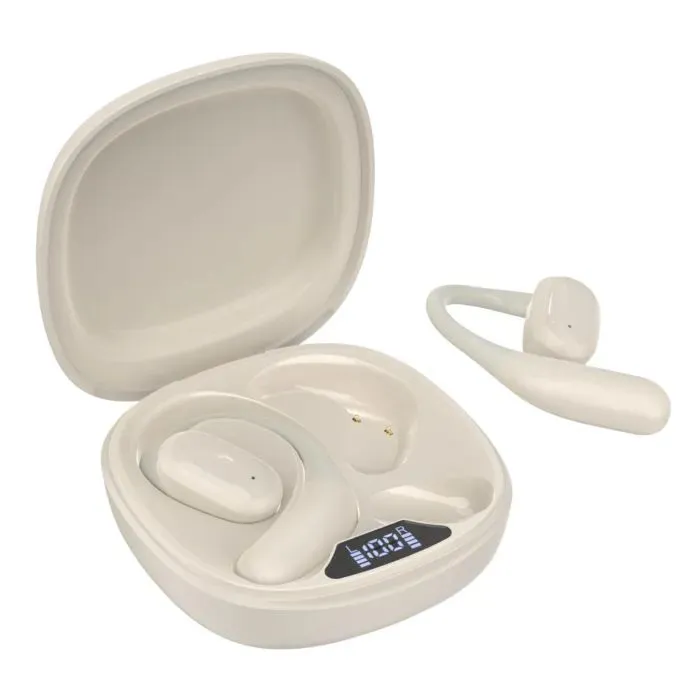 Навушники Choetech Open-ear з LED дисплеєм Beige (BH-T25-SK) - Image 1