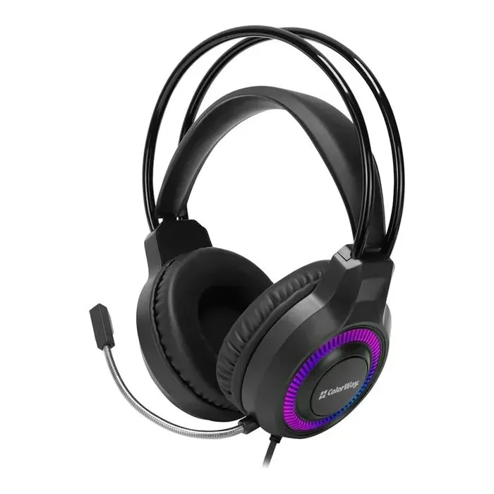 Навушники ColorWay GlowCore RGB Black (CW-HPG02BK) - Image 1