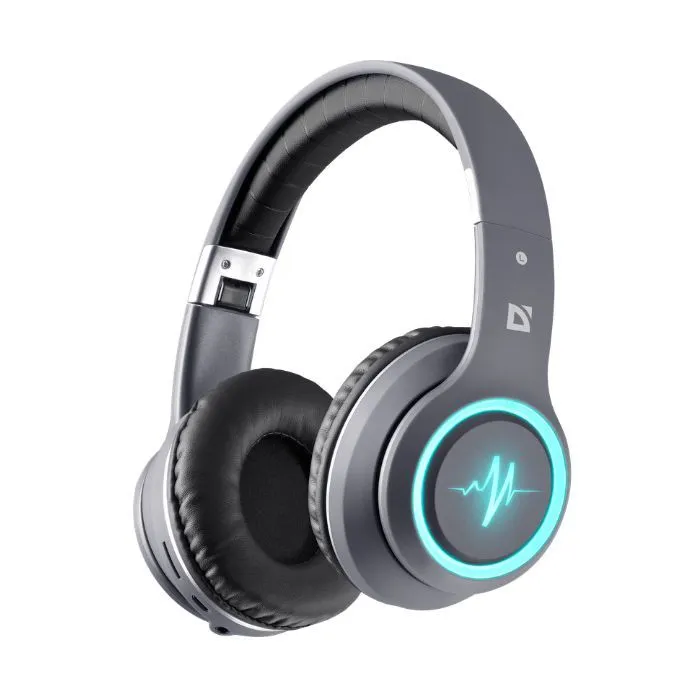 Навушники Defender FreeMotion B571 Bluetooth LED Gray (63571)