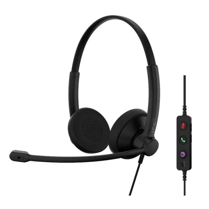 Навушники Epos Impact 100 MS Stereo USB-C+A Black (1001421) - Image 1
