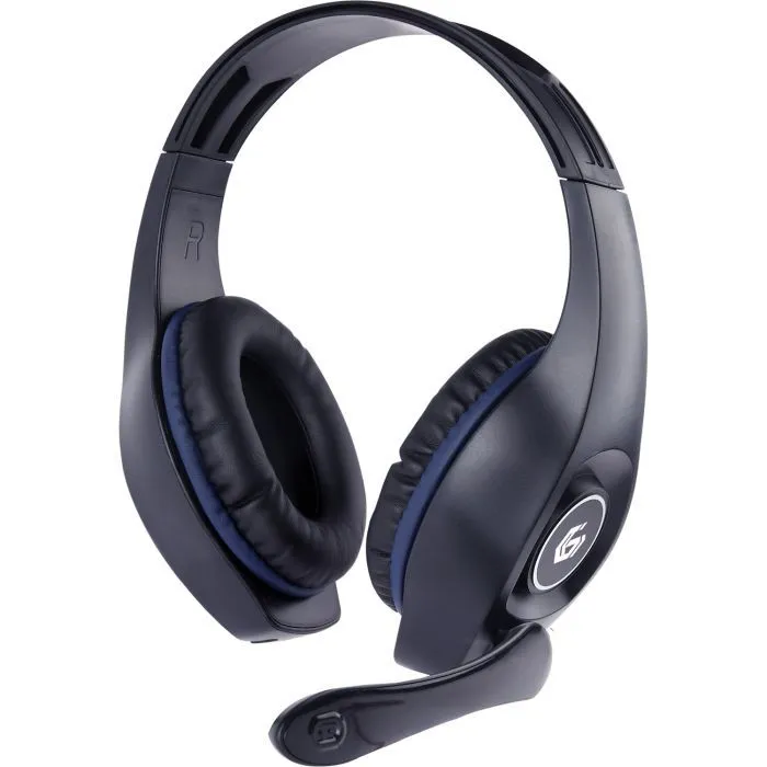 Навушники Gembird GHS-05-B Black-Blue (GHS-05-B) - Image 1