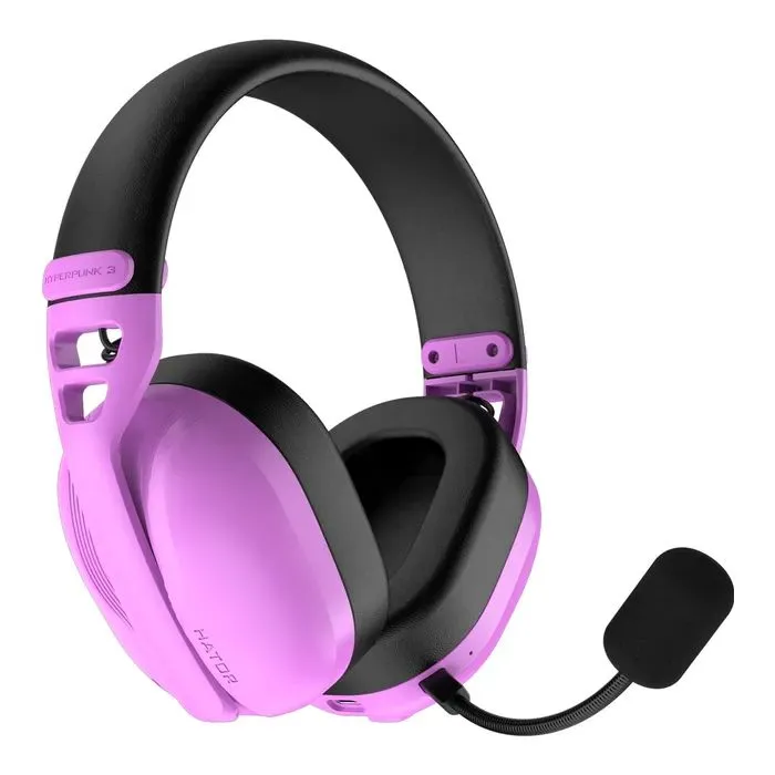 Навушники Hator Hyperpunk 3 Wireless Hi-Res SyncHUB connection Cyber Violet (ESH19) - Image 1