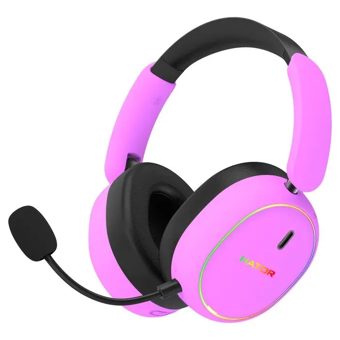 Навушники Hator Phoenix 2 Wireless Hi-Res SyncHUB Cyber Violet (ESH42) - Image 1