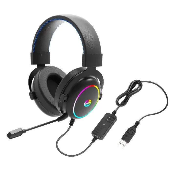 Навушники HP DHE-8005S RGB 7.1 Black (DHE-8005S) - Image 1