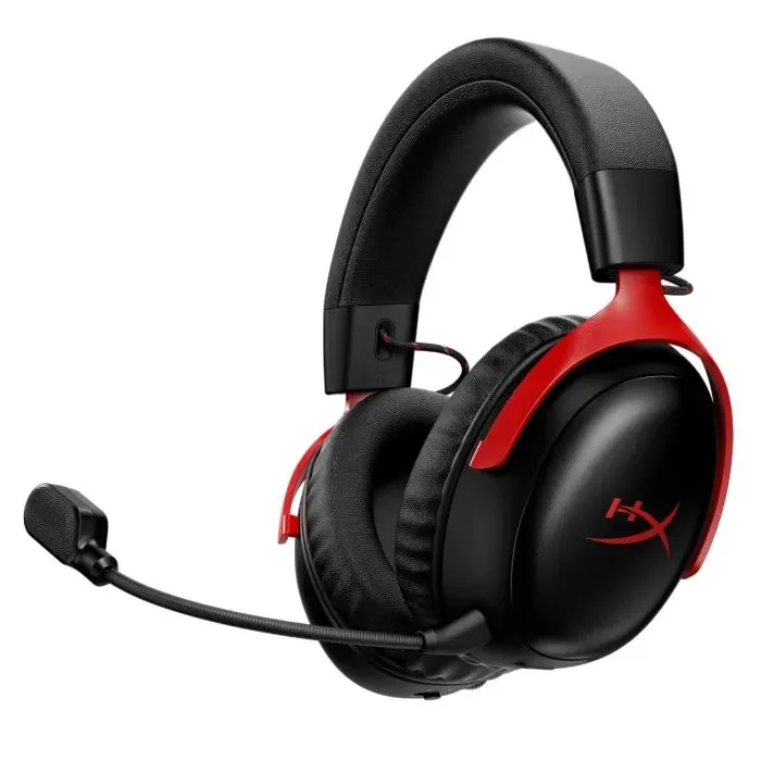 Навушники HyperX Cloud III S Wireless/USB-A/USB-C Black/Red (A59Z0AA) - Image 1
