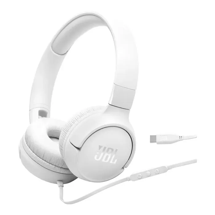 Навушники JBL Tune 520C USB-C White (JBLT520CWHT) - Image 1