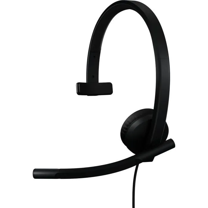 Навушники Logitech H570e Corded for Business Mono Teams USB-A Black (981-001426) - Image 1
