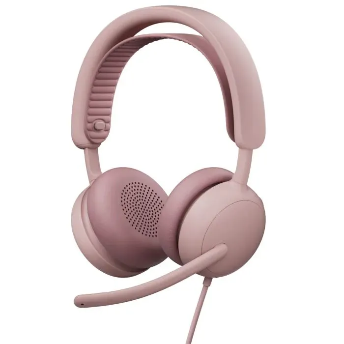 Навушники Logitech Zone Wired 2 USB Rose (981-001620) - Image 1