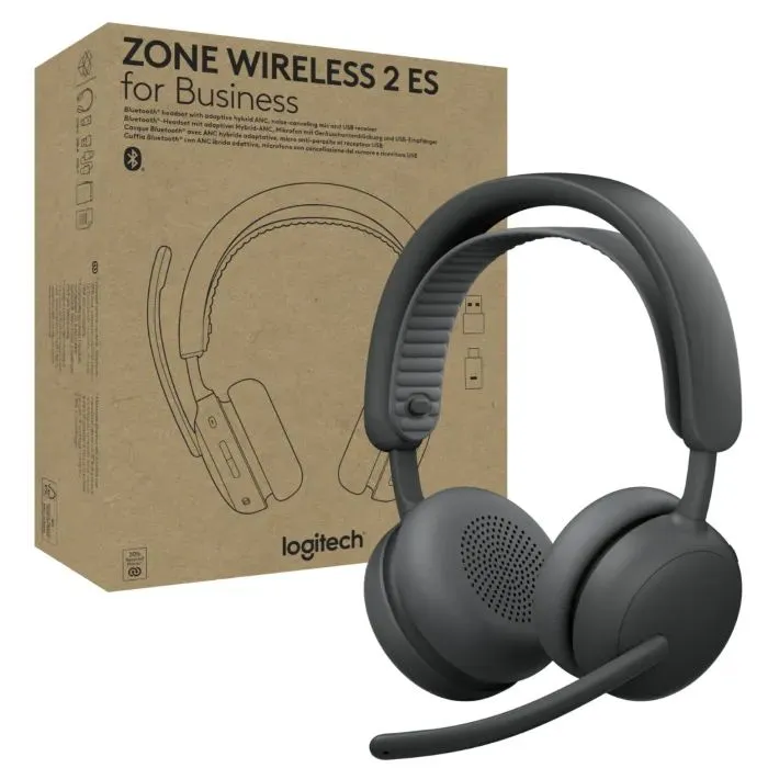 Навушники Logitech Zone Wireless 2 ES Busines Graphite (981-001498) - Image 1