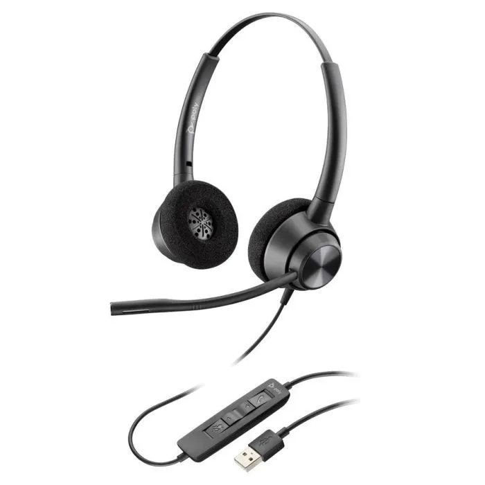 Навушники Poly EncorePro 320 Stereo USB-A Black (767G0AA)