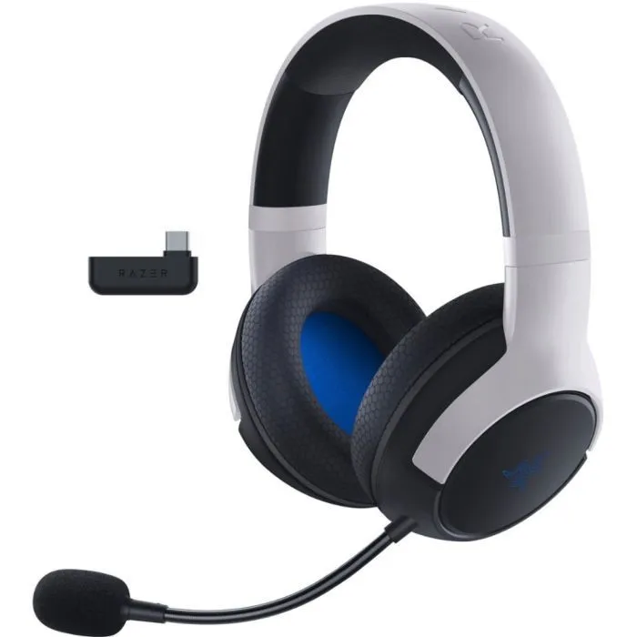 Навушники Razer Kaira Hyperspeed for PS5 Bluetooth White/Black (RZ04-03980200-R3G1) - Image 1