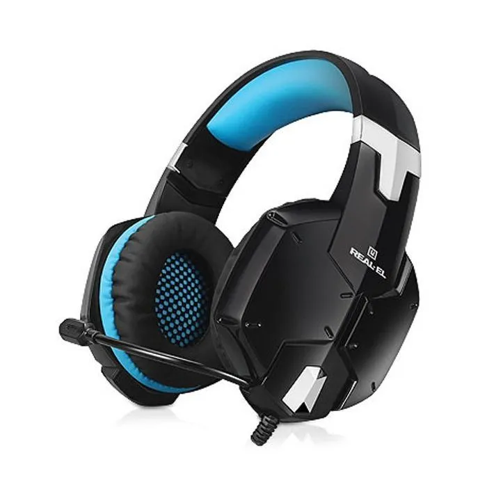 Навушники REAL-EL GDX-7500 Black/Blue (EL124100015) - Image 1