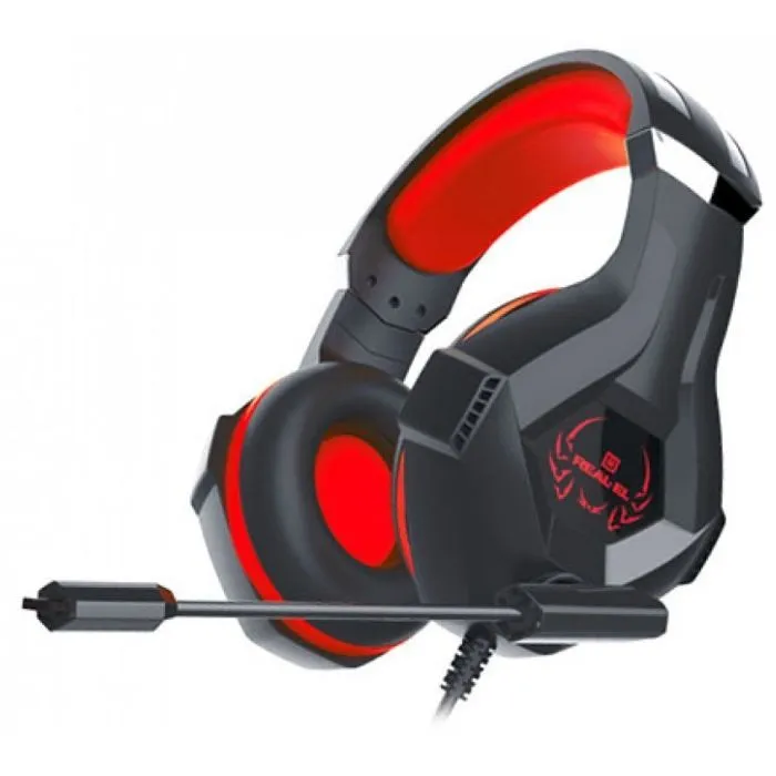 Навушники REAL-EL GDX-7575 Black/Red (EL124100042) - Image 1
