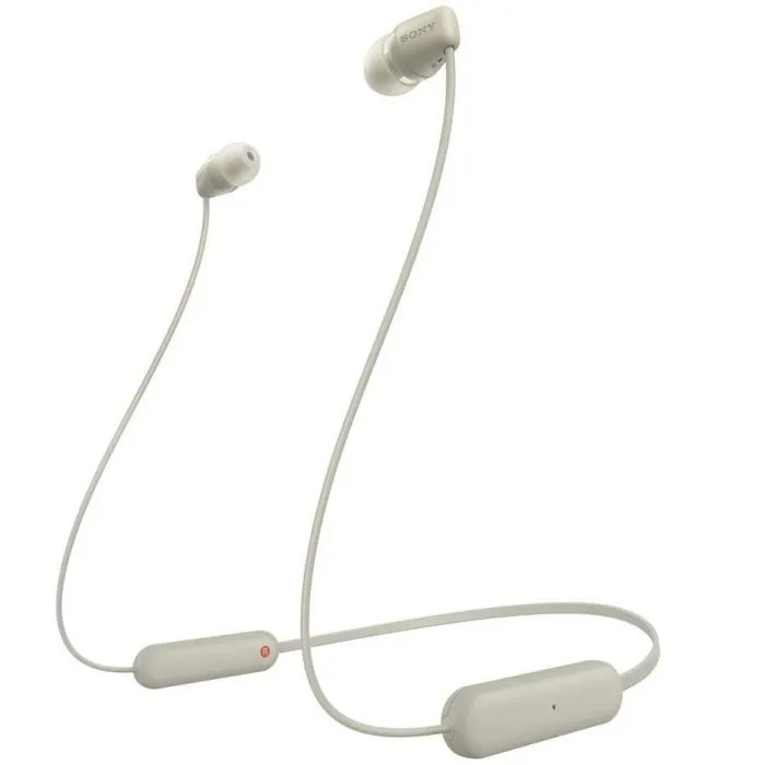 Навушники Sony WI-C100 Beige (WIC100C.CE7) - Image 1