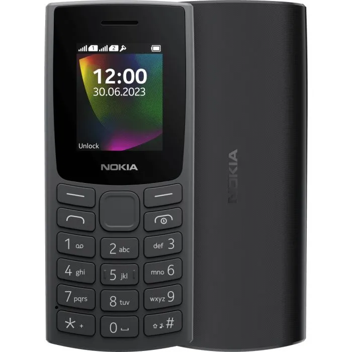 Мобільний телефон Nokia 106 DS 2023 Charcoal (1GF019BPA2C01)