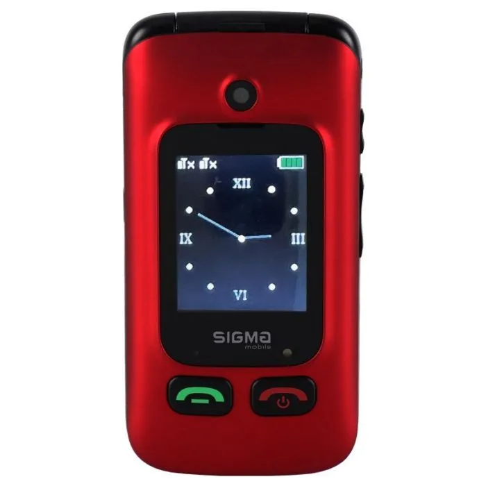Мобільний телефон Sigma Comfort 50 Shell Duo Type-C Red Black (4827798212516)