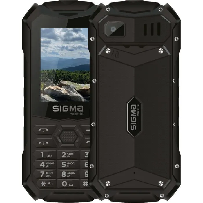 Мобільний телефон Sigma X-treme PV68 Black (4827798738214)