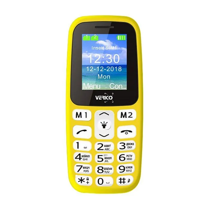 Мобільний телефон Verico Classic A183 Yellow (4713095608278)
