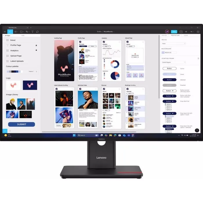 Монітор Lenovo T32UD-40 (64B0GAT1UA) - Image 1