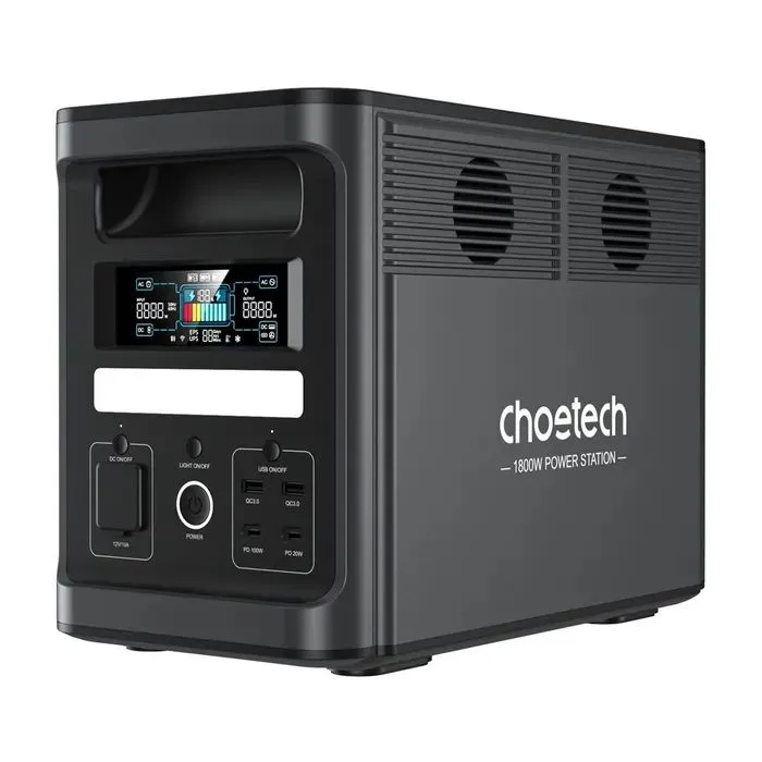 Зарядна станція Choetech BS065-EU-BK 1800W (BS065-EU-BK) - Image 1