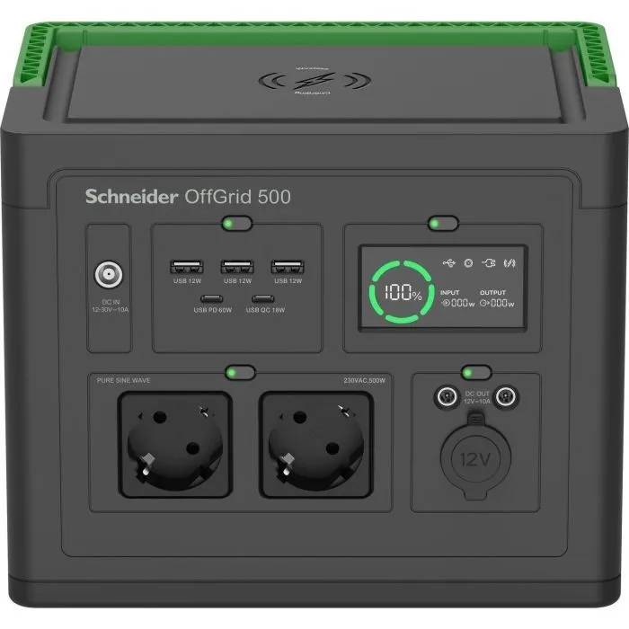 Зарядна станція Schneider Electric 500, 517Wh (PPS500-GR) - Image 1