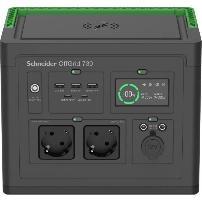 Зарядна станція Schneider Electric 700, 738Wh (PPS730-GR) - Image 1