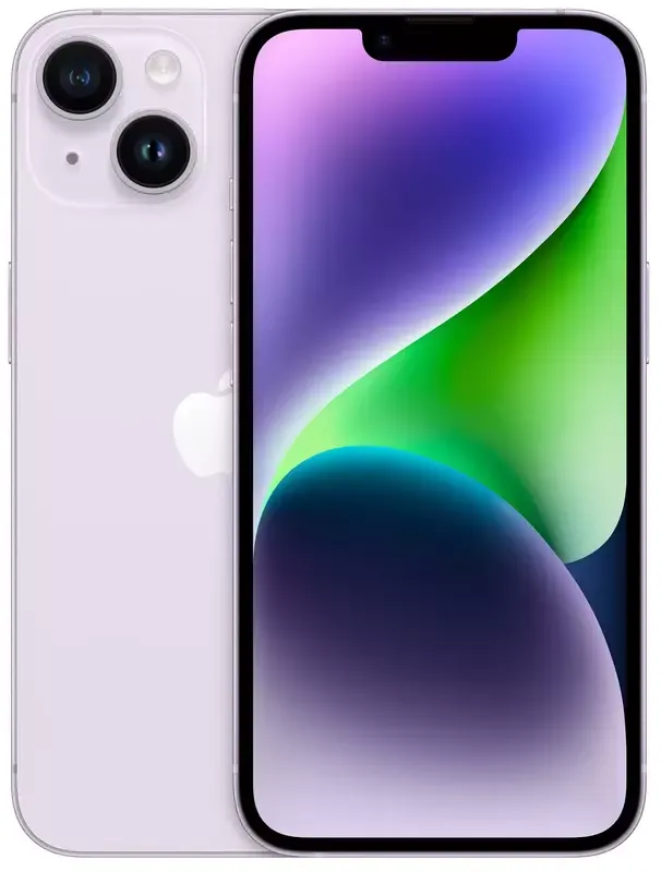 Смартфон Apple iPhone 14 256GB Dual SIM Purple (MPW73) - Image 1
