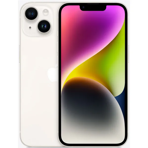 Смартфон Apple iPhone 14 256Gb eSim Starlight (MPW23)