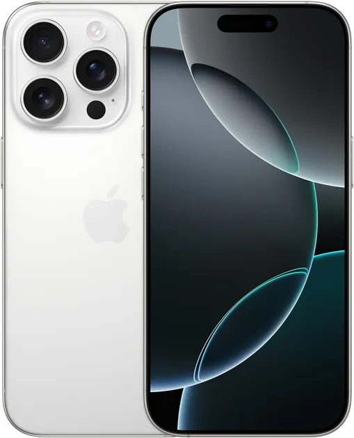 Смартфон Apple iPhone 16 Pro 256GB White Titanium (MYNJ3) - Image 1