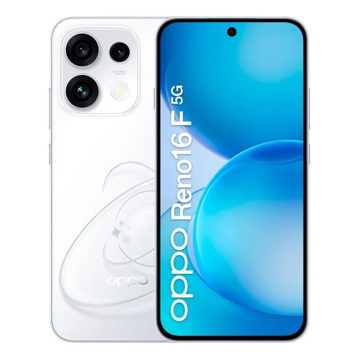 Смартфон Oppo Reno16 F 5G 12/256GB Pop White (OFCPH2859_WHITE) - Image 1