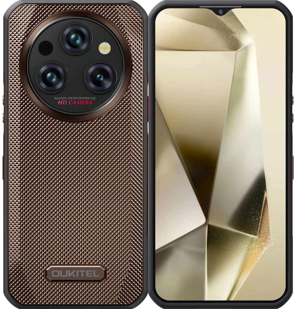 Смартфон Oukitel WP35 8/256GB Brown (6931940753814)