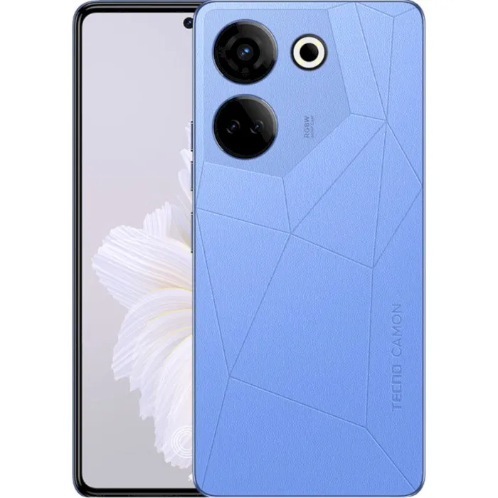 Смартфон Tecno Camon 20 Pro (CK7n) 8/256GB Dual Sim Serenity Blue (4895180799815)