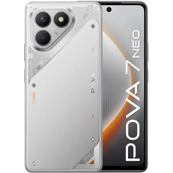 Смартфон Tecno Pova 7 Neo (LJ6) 8/128GB Magic Silver (4894947086809)