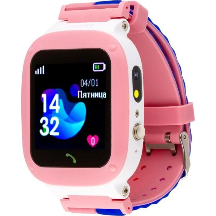 Смарт-годинник Amigo GO004 Splashproof Camera+LED Pink (746404)