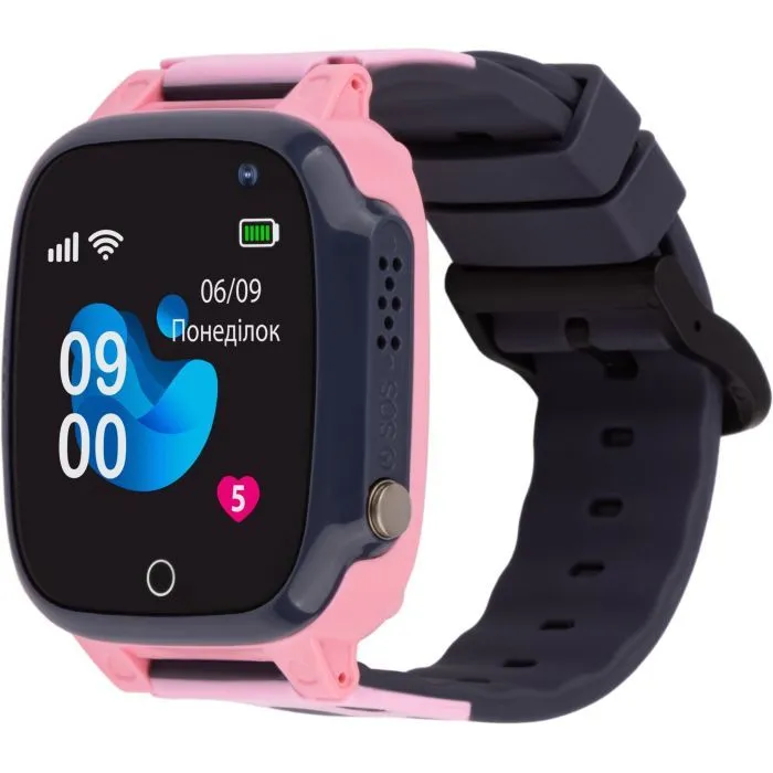 Смарт-годинник Amigo GO008 MILKY GPS WIFI Pink (873293) - Image 1