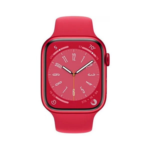 Смарт-годинник Apple Watch S8 45mm Red/Aluminium Red Sport Band M/L (MNUU3)