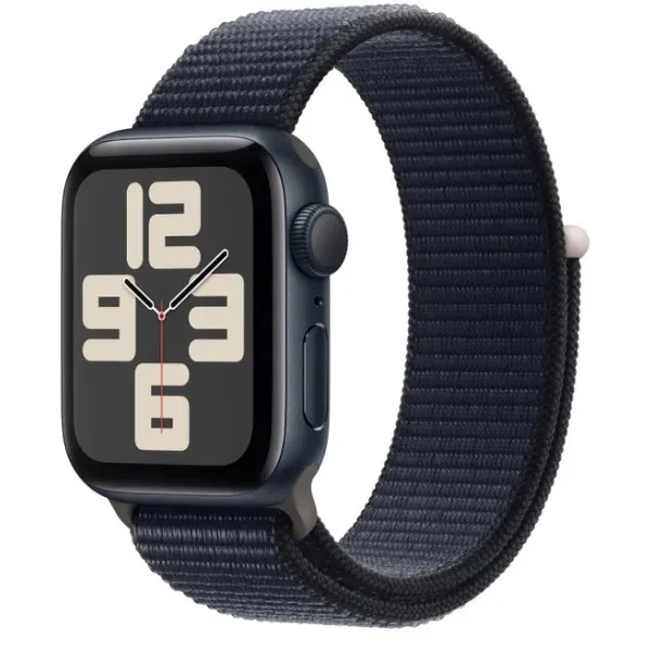 Смарт-годинник Apple Watch SE (2023) GPS + Cellular 40mm Midnight Aluminium Case with Midnight Sport Loop (MRGE3)