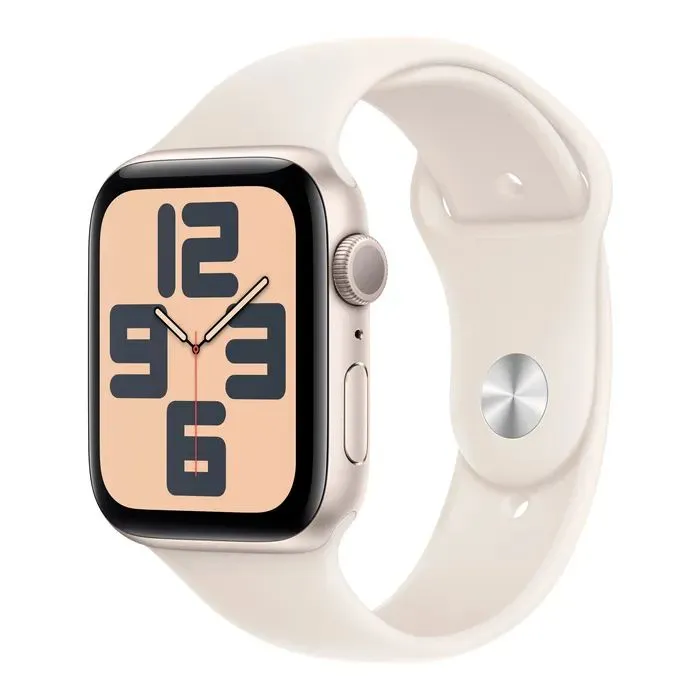 Смарт-годинник Apple Watch SE 2024 GPS 40mm Starlight Aluminium Case with Starlight Sport Band - S/M (MXEF3QH/A)